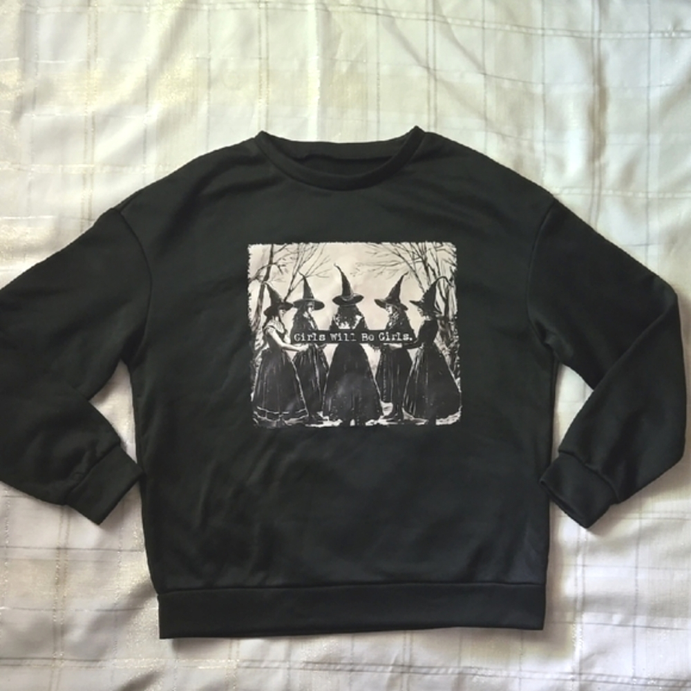 Black Witch Graphic Sweatshirt
